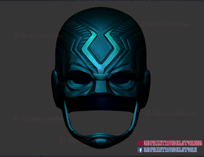 .

3D print cosplay helmet of Marvel's Black Bolt from the comics. Detailed design for a unique superhero cosplay.

