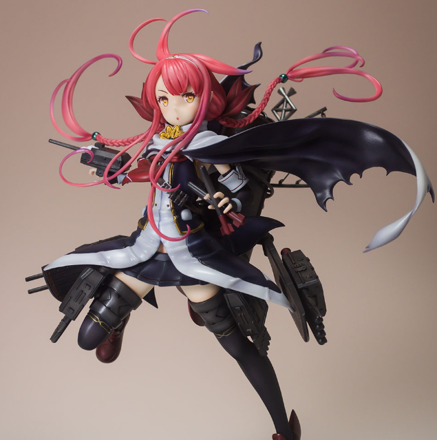 Kawakaze Kai Ni 3D anime STL model from Kantai Collection with dynamic detailing.