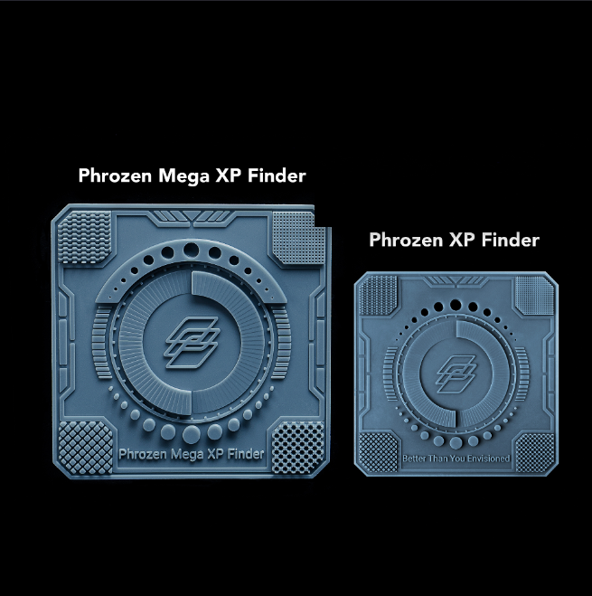 Two calibration plates designed for 3D printer tuning, an essential tool for achieving precise print results.