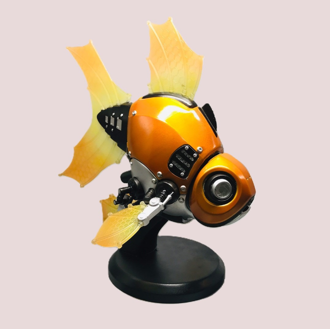 A cool 3d fish robot.