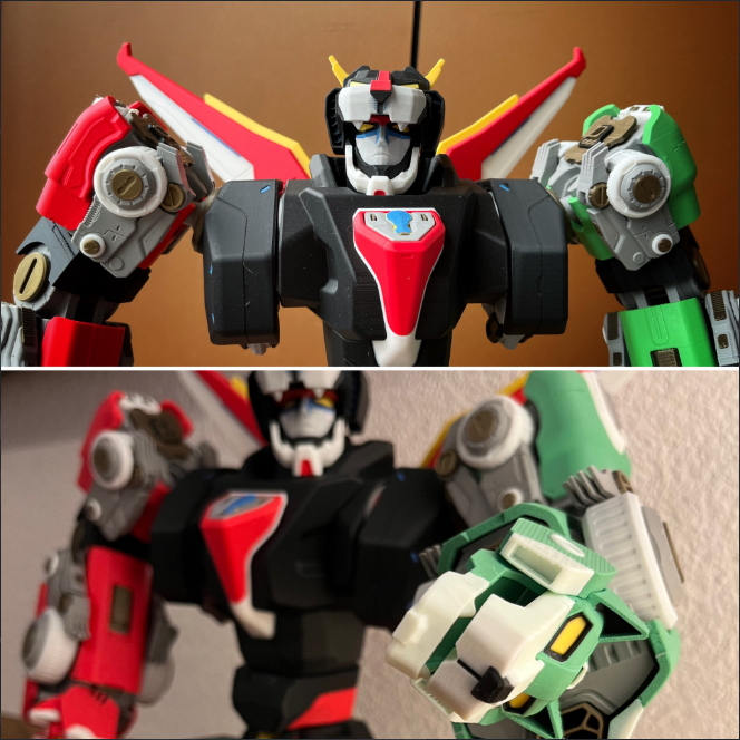 Cool 3d model of Voltron.