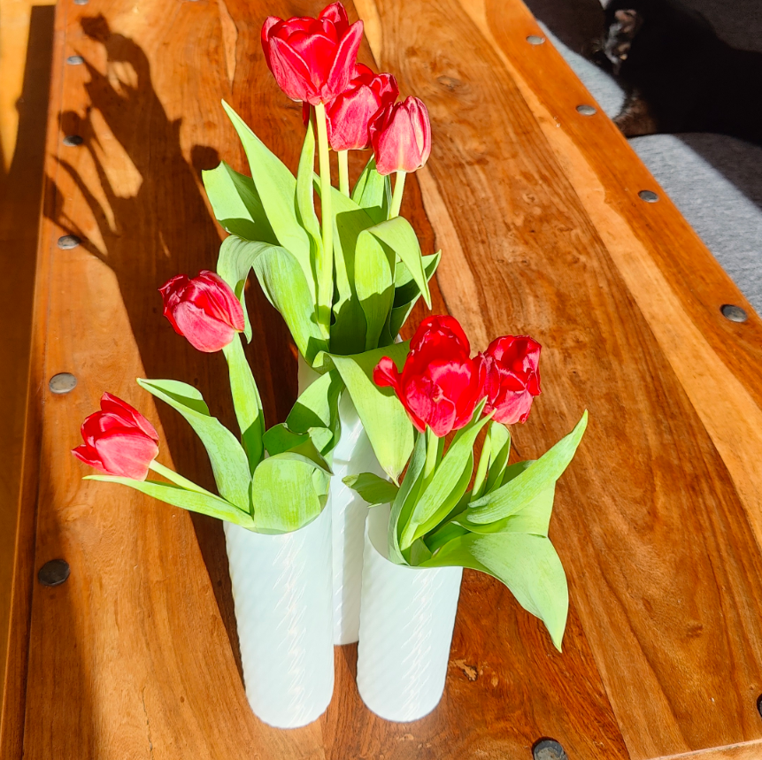 3D print vases with Wavy Patterns.