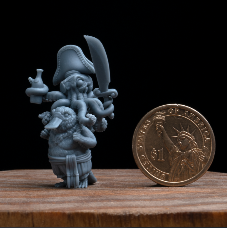 3D printed model of Boondaburra Pirate Ushar