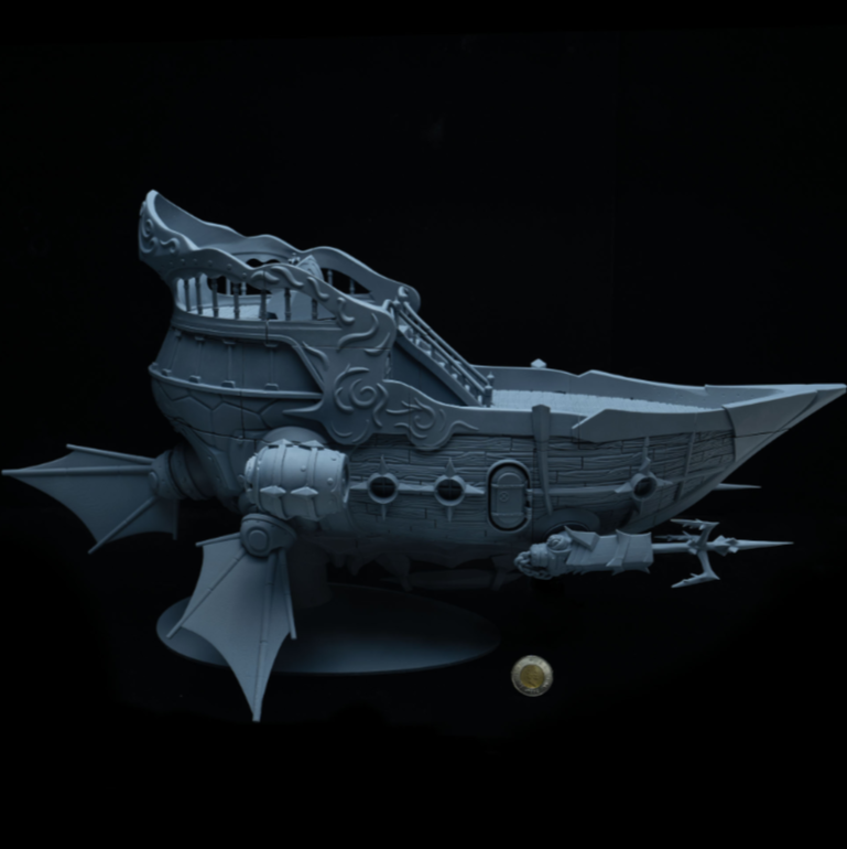 A medium-sized 3D pirate ship