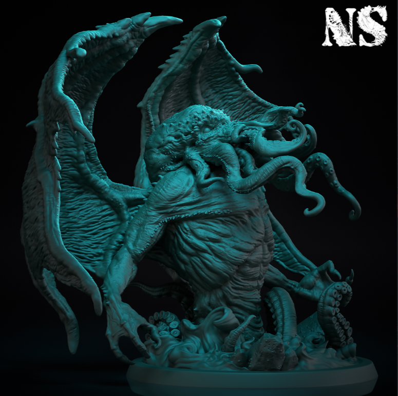 Best 3D pre-supported model of Cthulhu - The Great Old One.