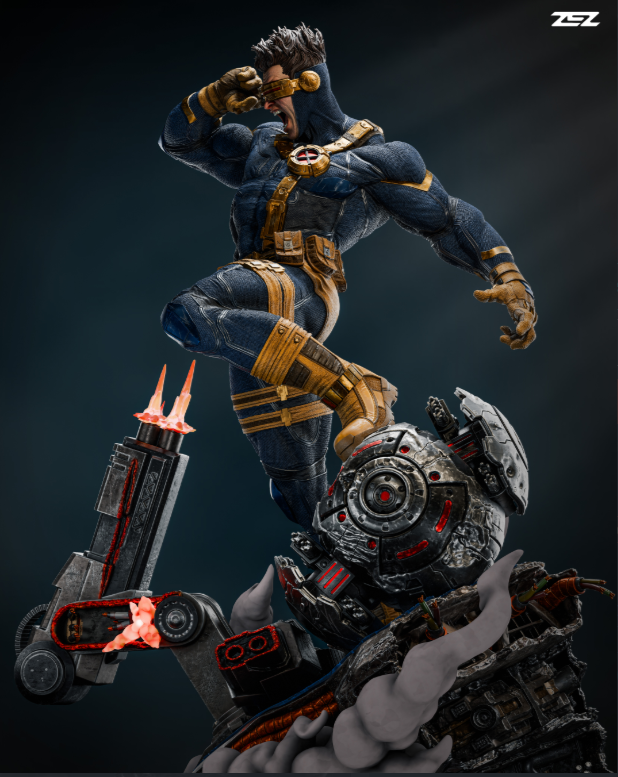 The best pre-supported 3D model of Cyclops.