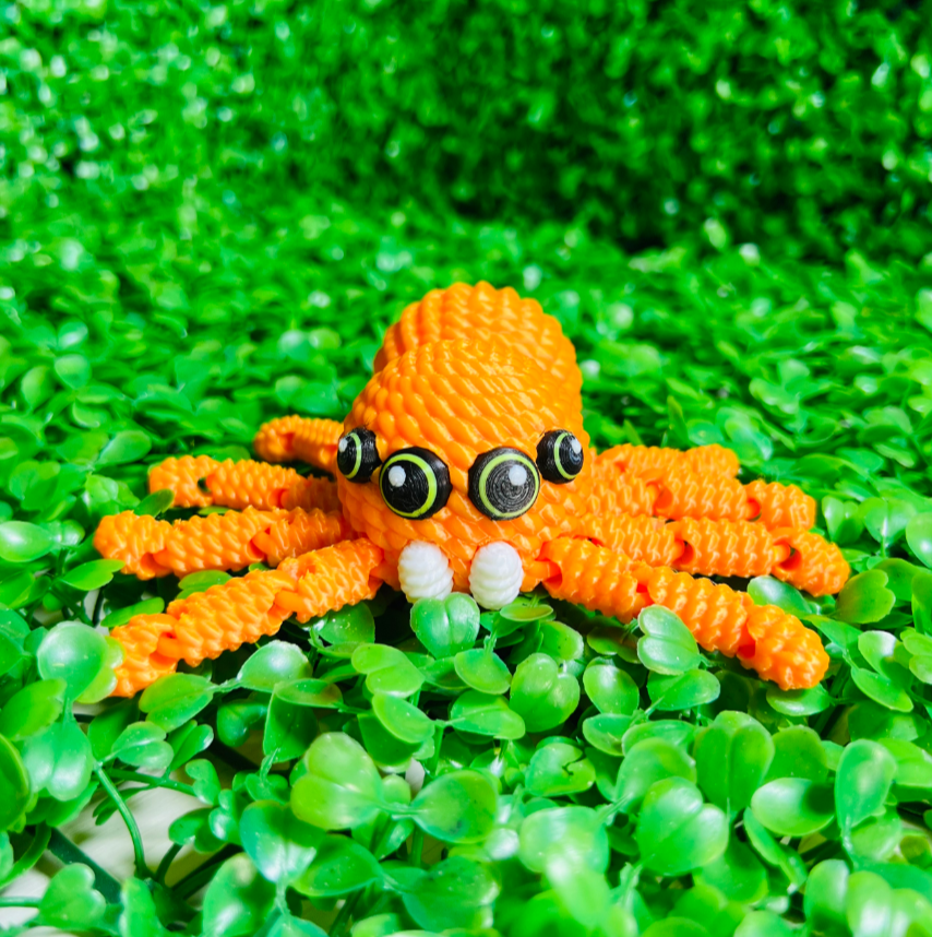 An articulated 3D model of a cute spider.