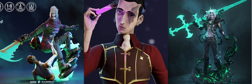 12 League of Legends 3D Models to Print: Champions, Arcane & Faker