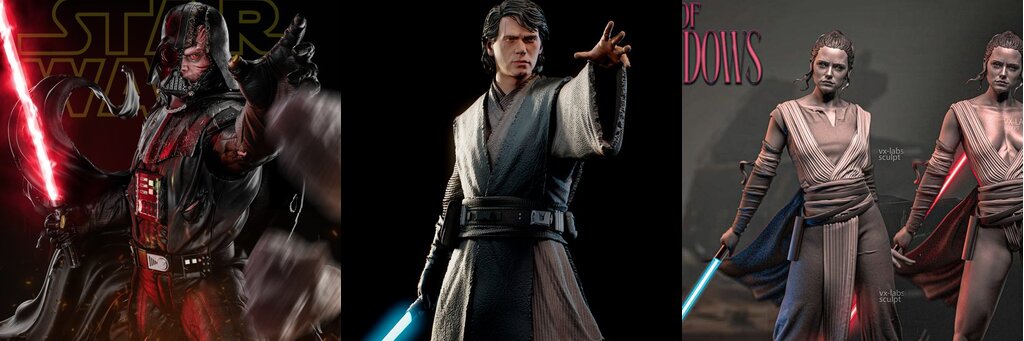 10 Star Wars STL Files: Characters, Droids & Iconic Props