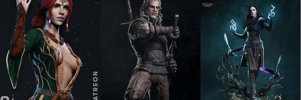 The Witcher STL Files: 12 Picks From Geralt to the Crones